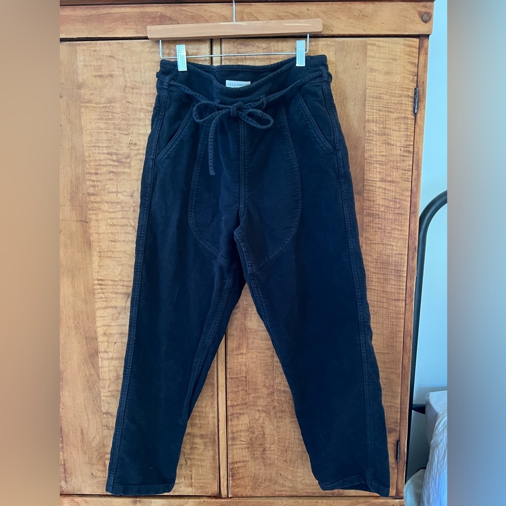 Ulla Johnson Charcoal Drawstring Pants